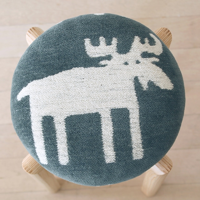 KLIPPAN/クリッパン スツール ムース Mサイズ ダークグレー