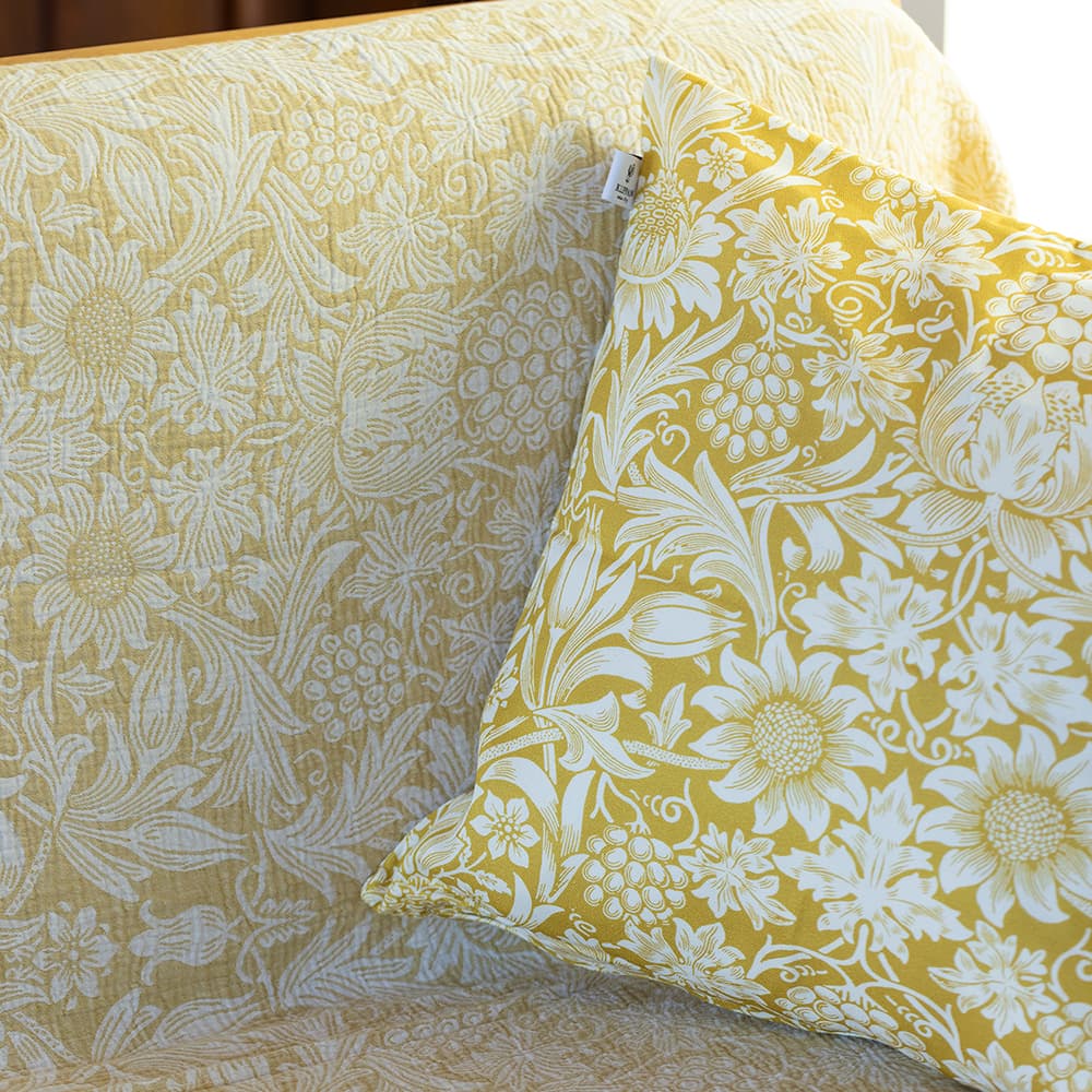 KLIPPAN/クリッパン コットンスロー サンフラワー ゴールド