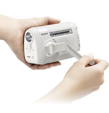 SONY ICF-B09 W FM/AMポータブルラジオ ホワイト|エディオン公式通販