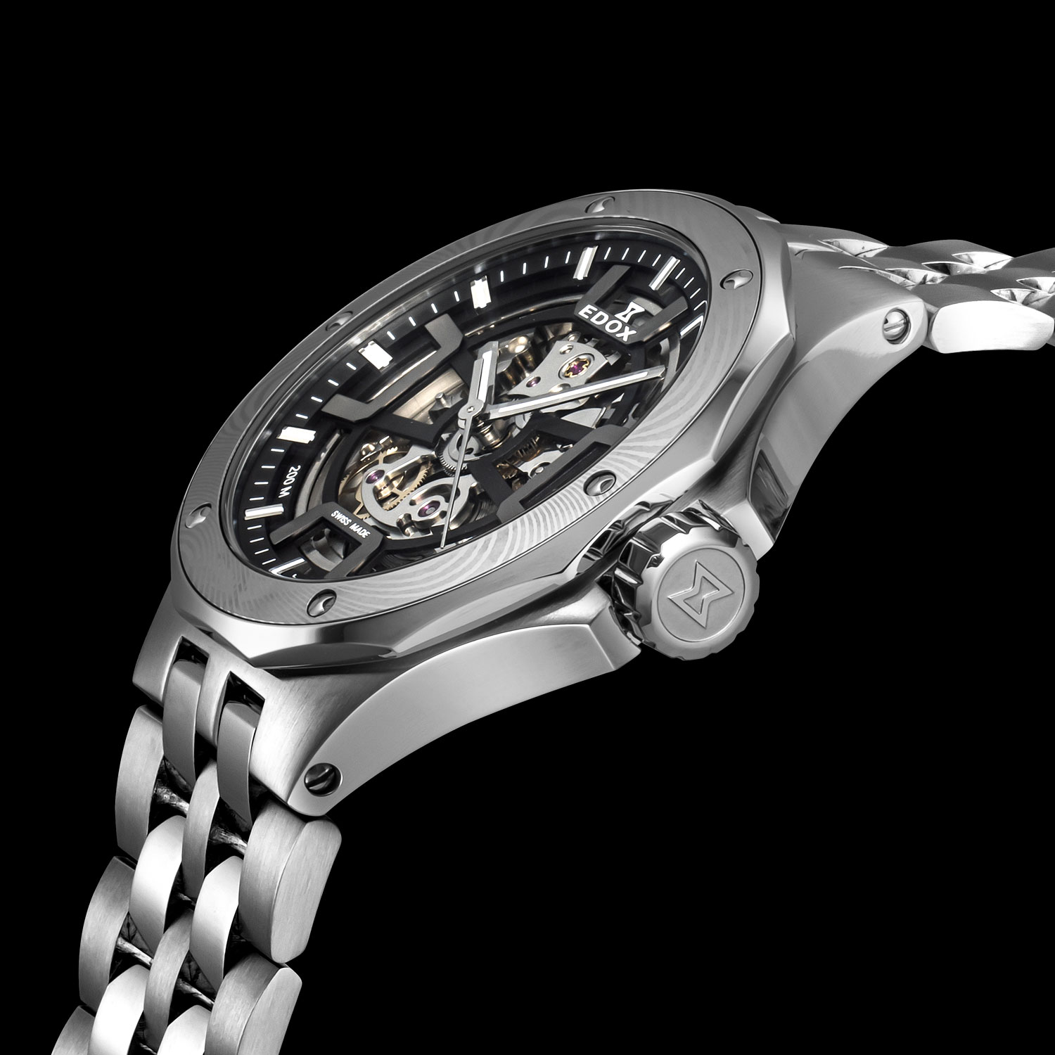 ダマスカス鋼を採用した世界300本限定モデルが登場 | EDOX日本公式サイト