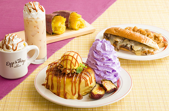 お芋が主役のほっくり甘くて濃厚なパンケーキが登場！「焼き芋ブリュレ