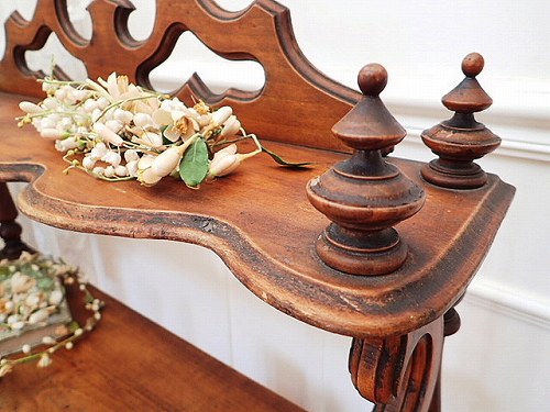 フランス ナポレオンシェルフ - 薔薇と天使のアンティーク