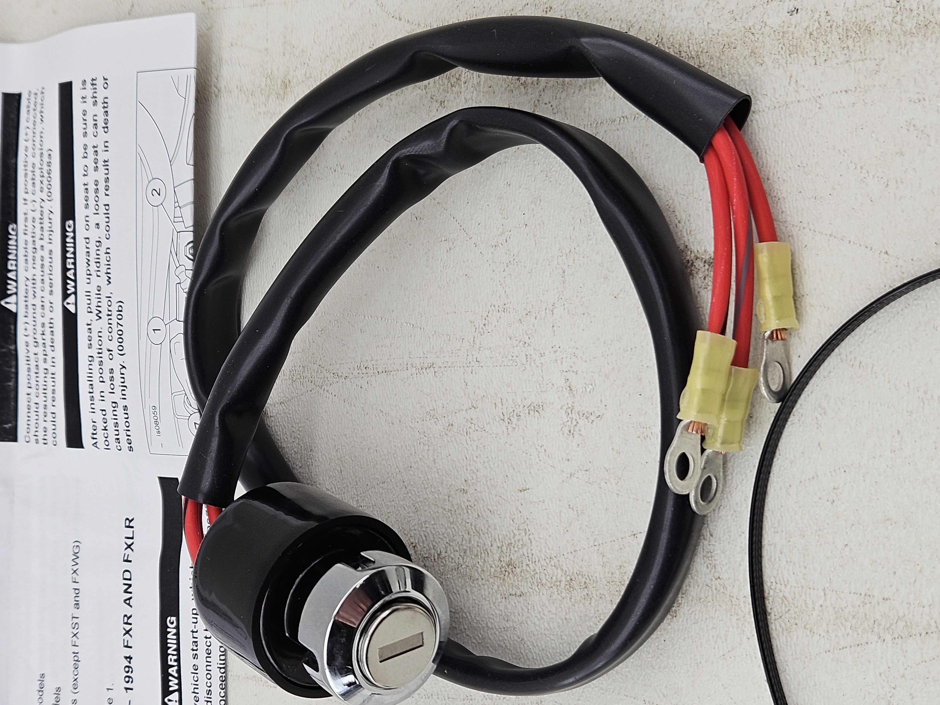 IGNITION SWITCH KIT, FLAT KEY, SPORTSTER, FXR, FX-71441-94