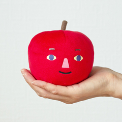 くだものさん ぬいぐるみ りんご | 絵本ナビ | グッズ・通販