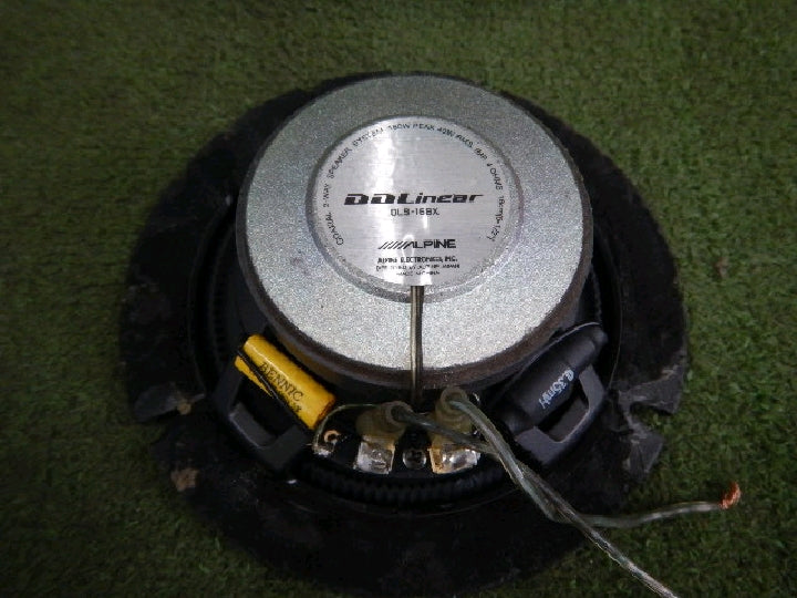 アルパイン／16cm／スピーカー／2個セット／ツィーター付き