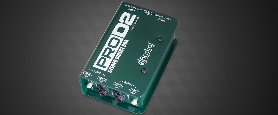 Radial Engineering（ラジアル・ラディアル） 2チャンネル パッシブDI