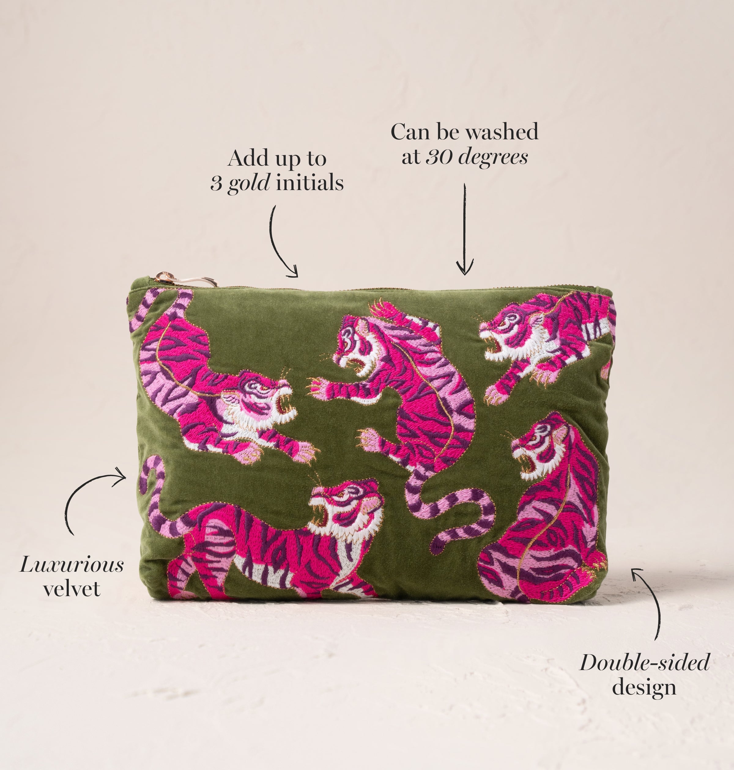 Wild Tiger Everyday Pouch – Elizabeth Scarlett