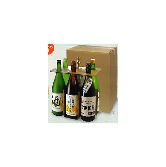 K-1300】一升瓶6本宅配箱 お徳用 20セット E-PACK｜通信販売に
