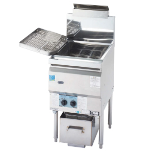 コメットカトウ 涼厨ガスフライヤー オイルセービングフライヤー 一槽