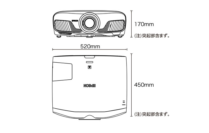 製品スペック情報(販売終了品) EH-TW8300W/EH-TW8300｜サポート