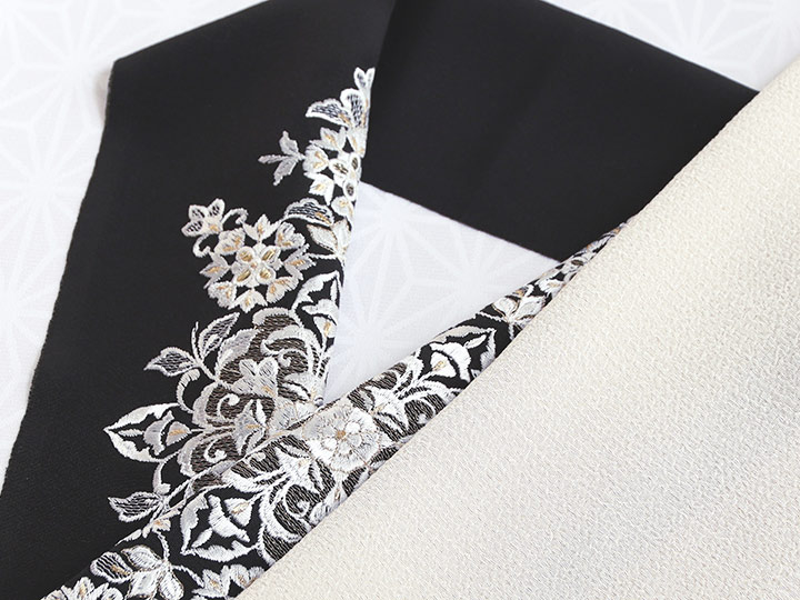 刺繍半襟 アラベスク （02）｜京都の着物和装小物 ゑり正