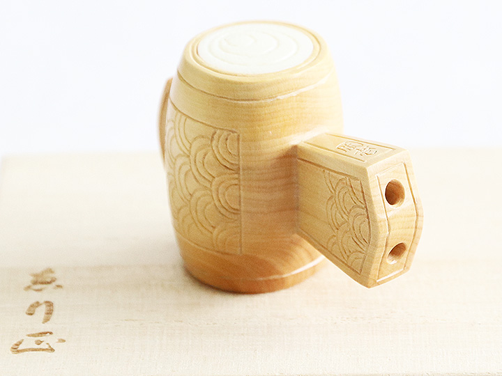 黄楊根付 小槌 からくり【岡壱名入り】 （2023年10月27日掲載）｜京都