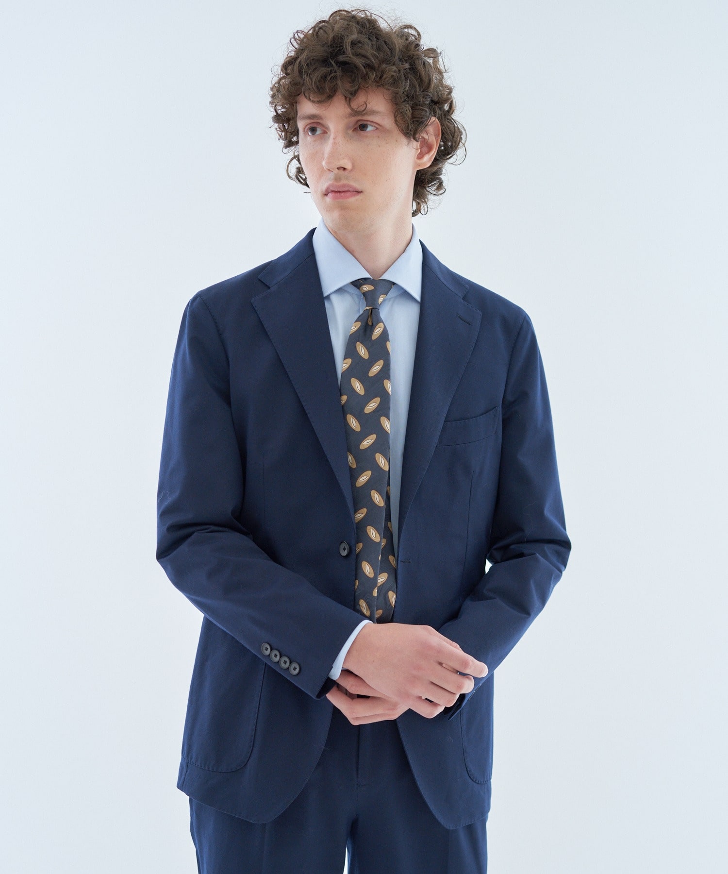 ESTNATION / 360°ヘリンボーンストレッチ セットアップジャケット