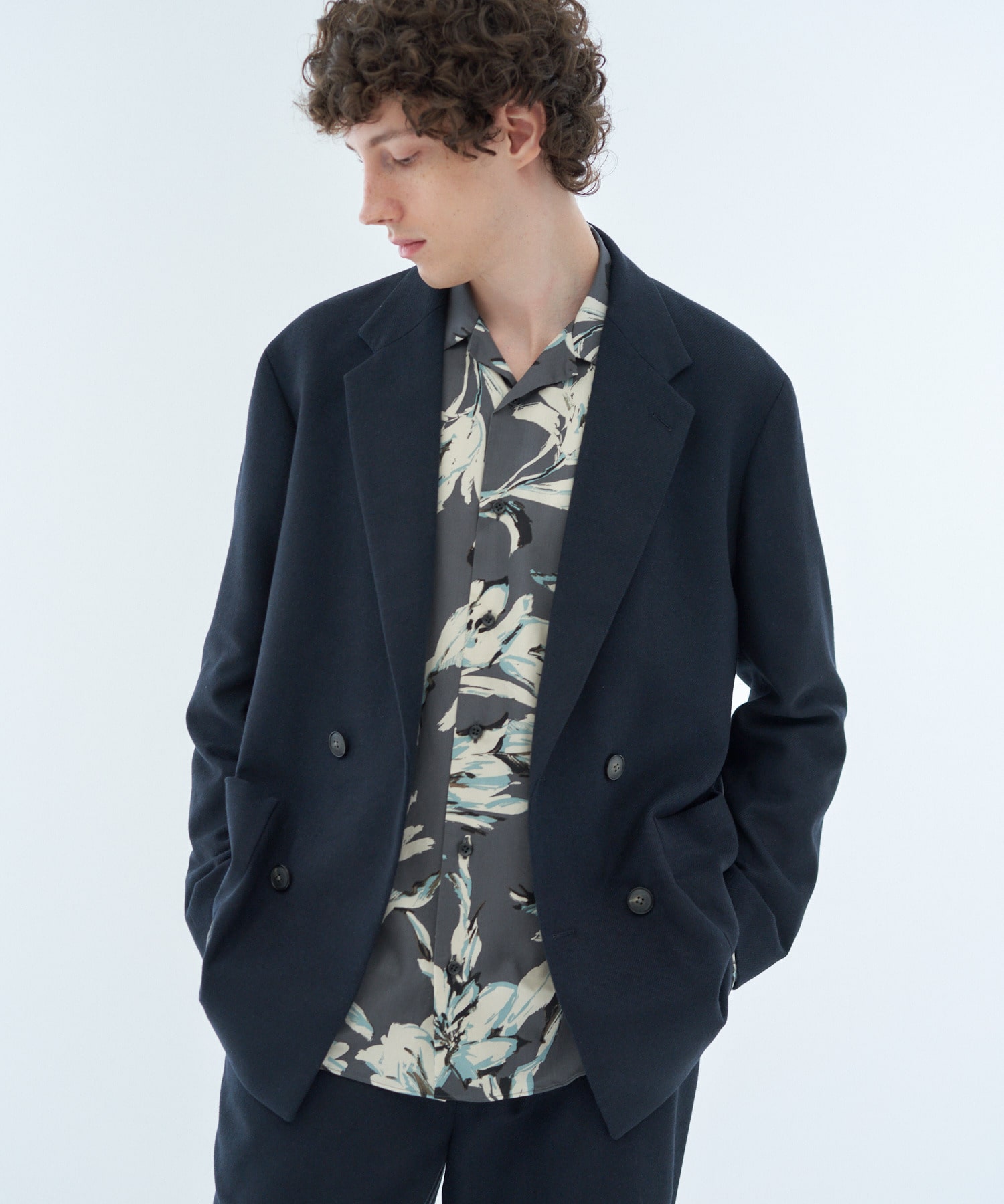 ESTNATION / ソフトネル セットアップ 4Bダブルジャケット｜ESTNATION