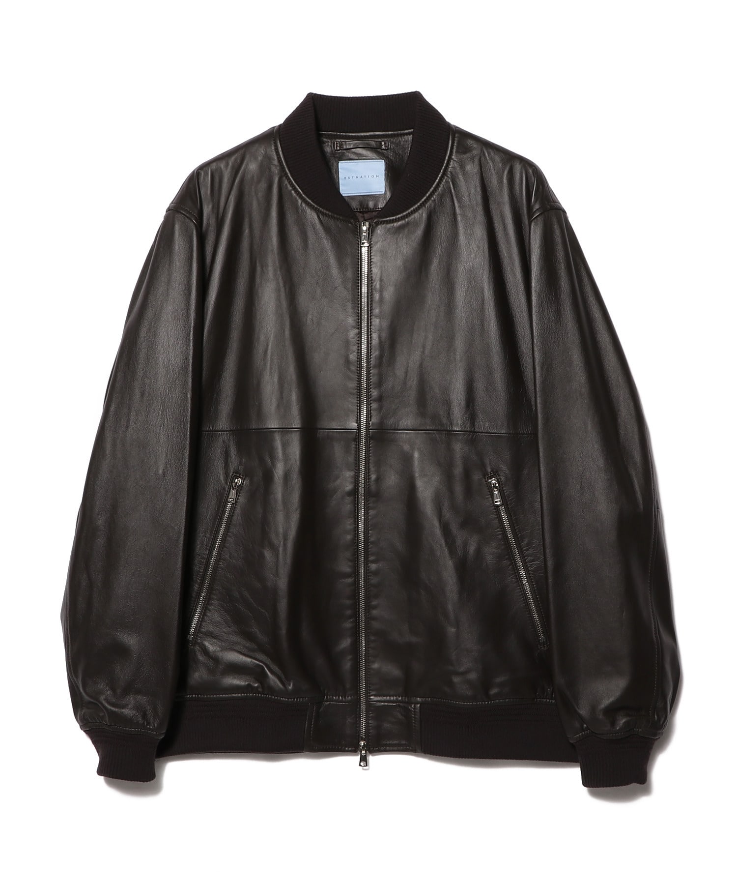 ESTNATION / ラムナッパレザー ジップアップブルゾン｜ESTNATION