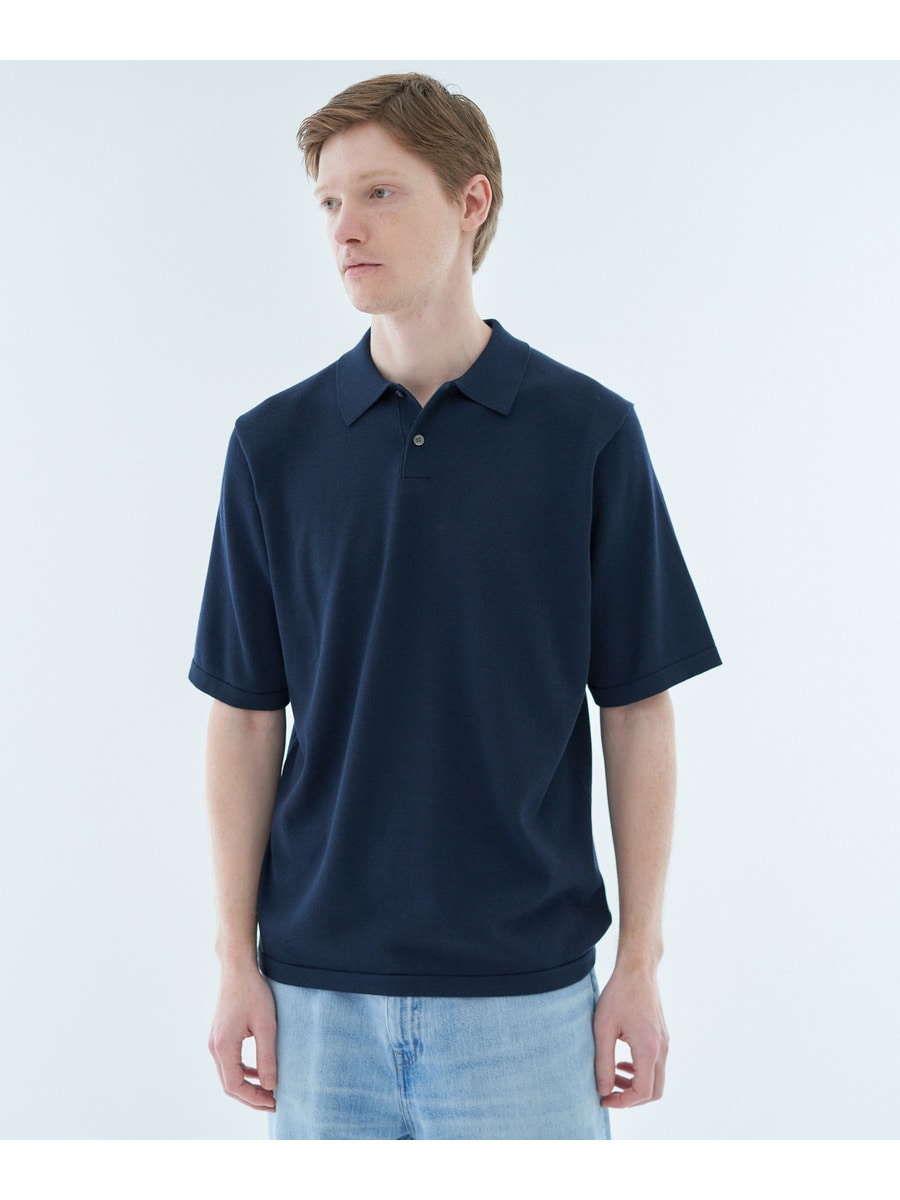 COLUMN / シーアイランドコットン ニットポロシャツ ＜THE COLUMN