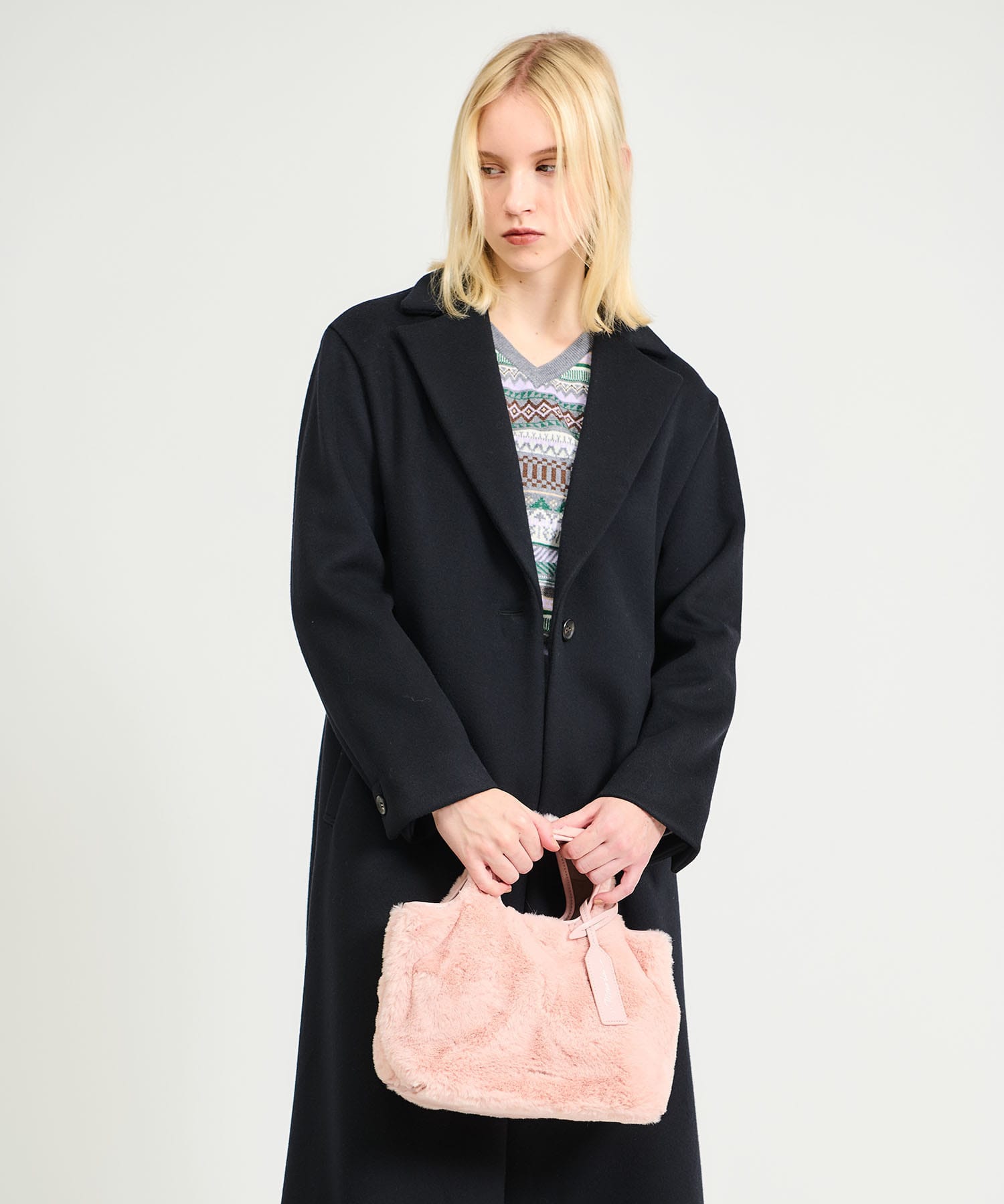 3.1 phillip lim / フェイクファー ミニマーケットトート｜ESTNATION