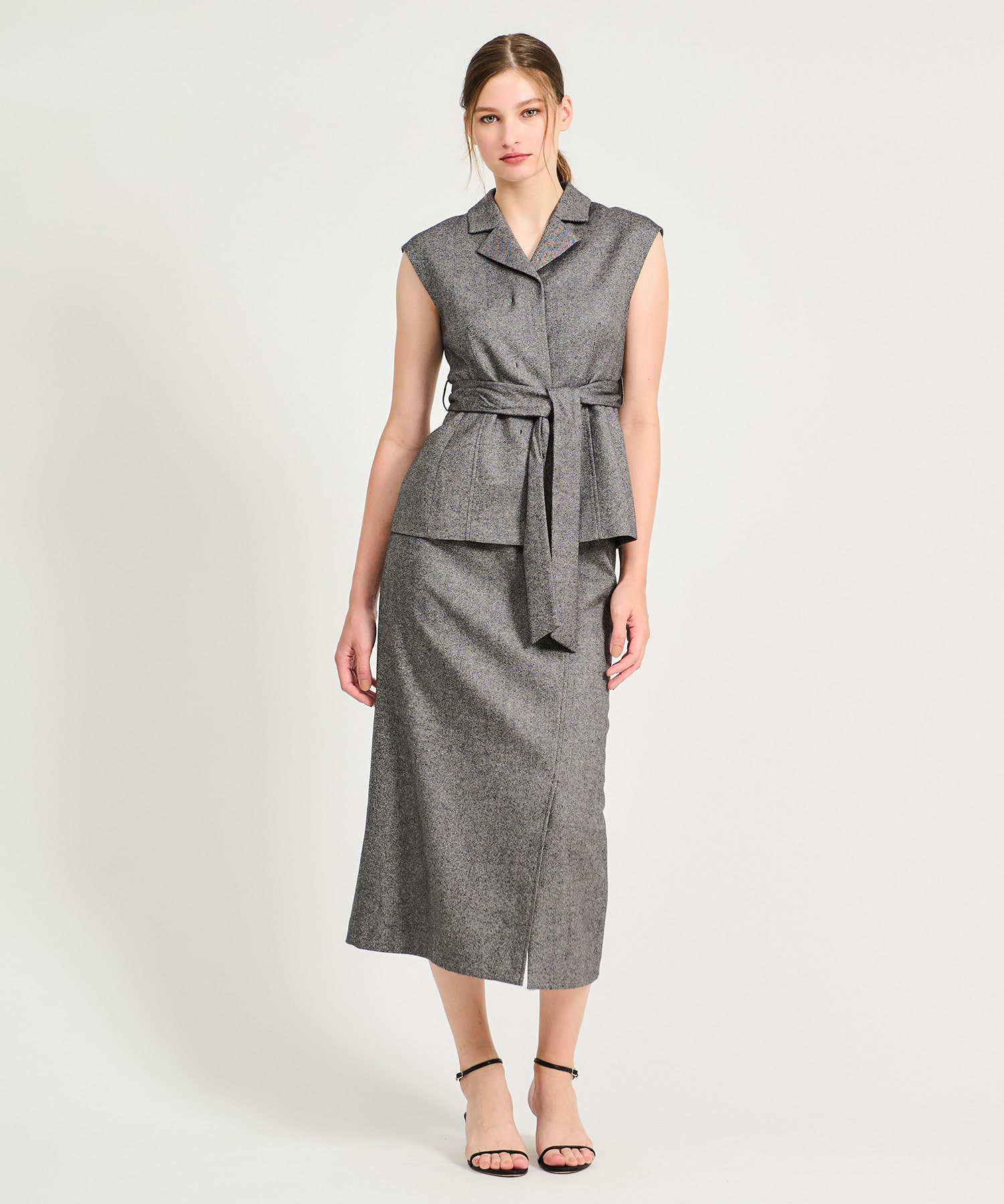 ESTNATION / ミックスツイード ジレ｜ESTNATION ONLINE STORE