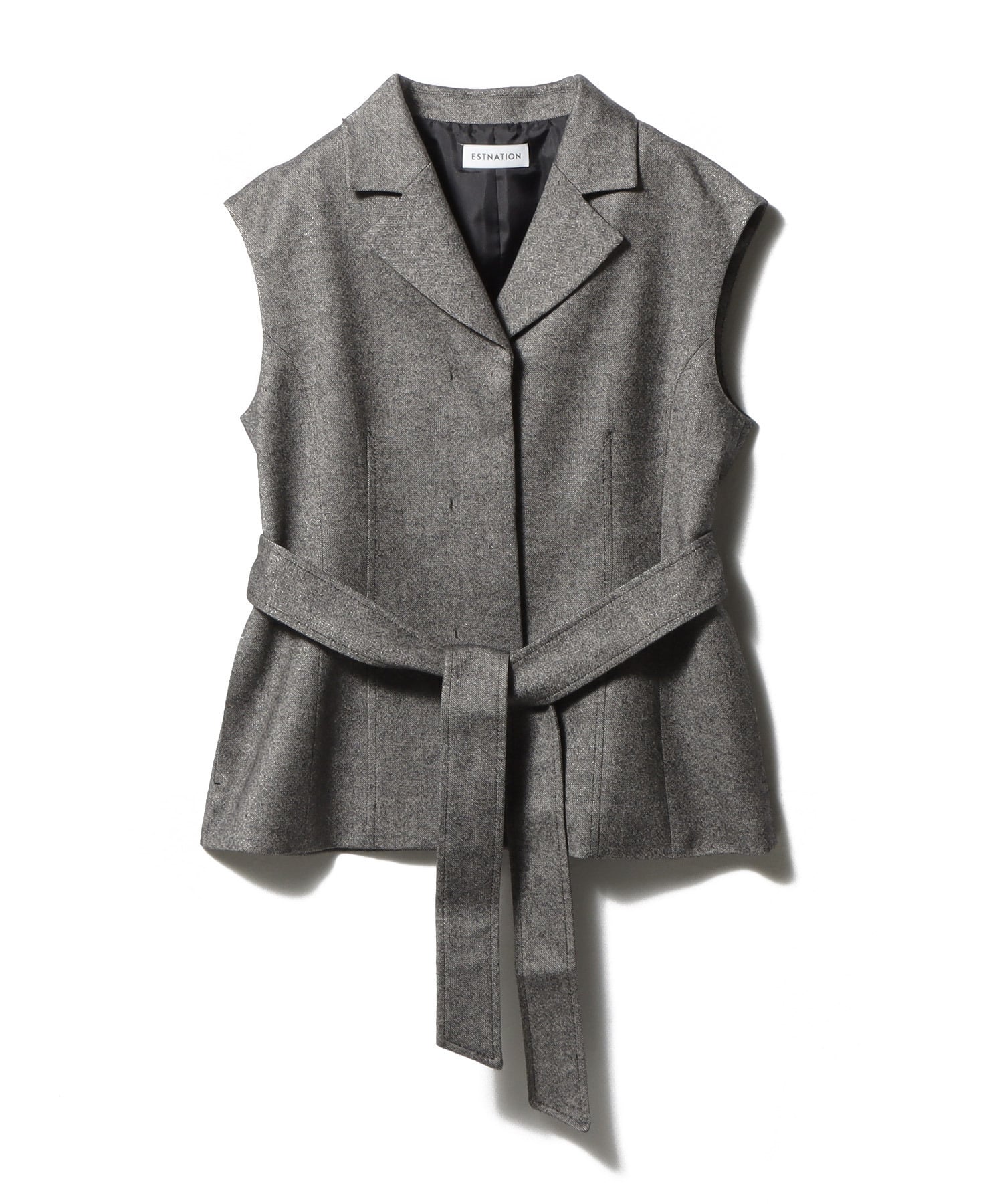 ESTNATION / ミックスツイード ジレ｜ESTNATION ONLINE STORE