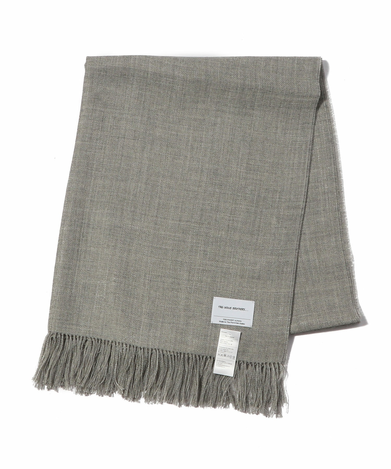 THE INOUE BROTHERS / Non Brushed Large Stole｜ESTNATION ONLINE