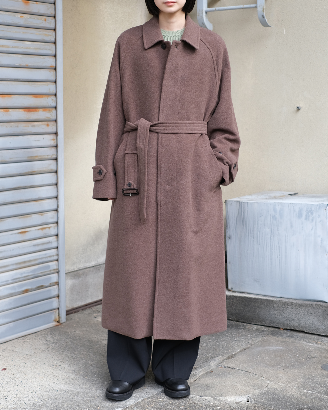 Super Fine Wool Mosser Soutien Collar Coat (Women's) | EUREKA
