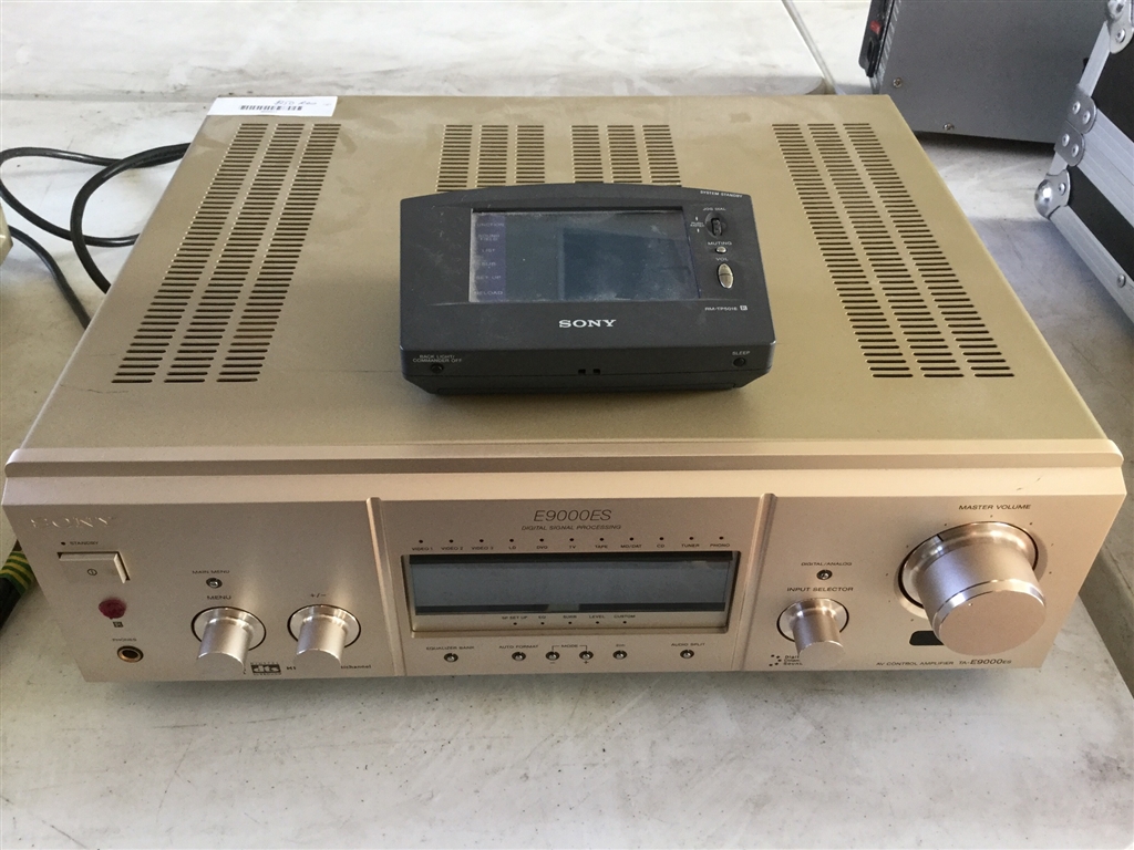 AV Control Amplifier, Sony TA-E9000ES, with Remote (RM-TP5013)