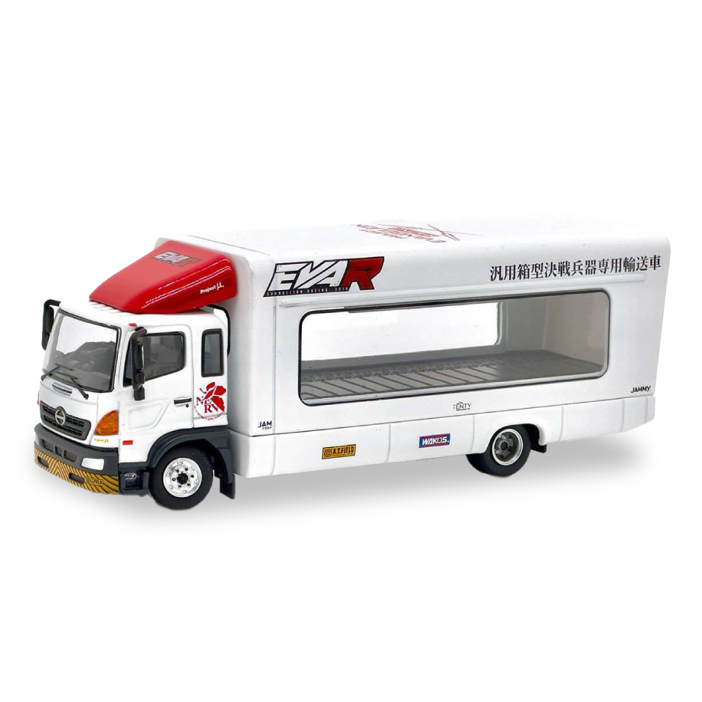 エヴァレーシング 1/64ミニカー EVA RACING TRANS PORTER HINO 500
