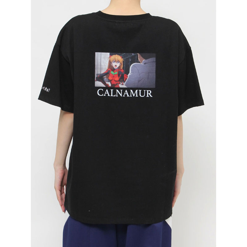 EVANGELIONxCALNAMUR】REI TSHIRT/黒/フリーサイズ: ファッション