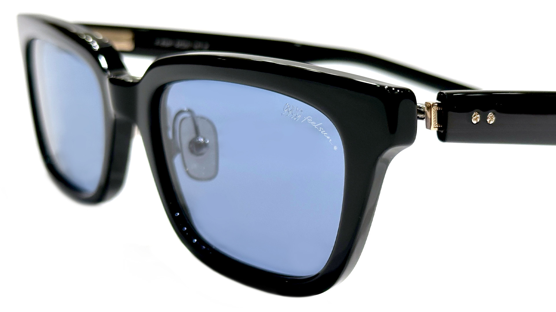 シャープなエッジ感が目元をクールに！ 999.9 feelsun 2025SS 最新