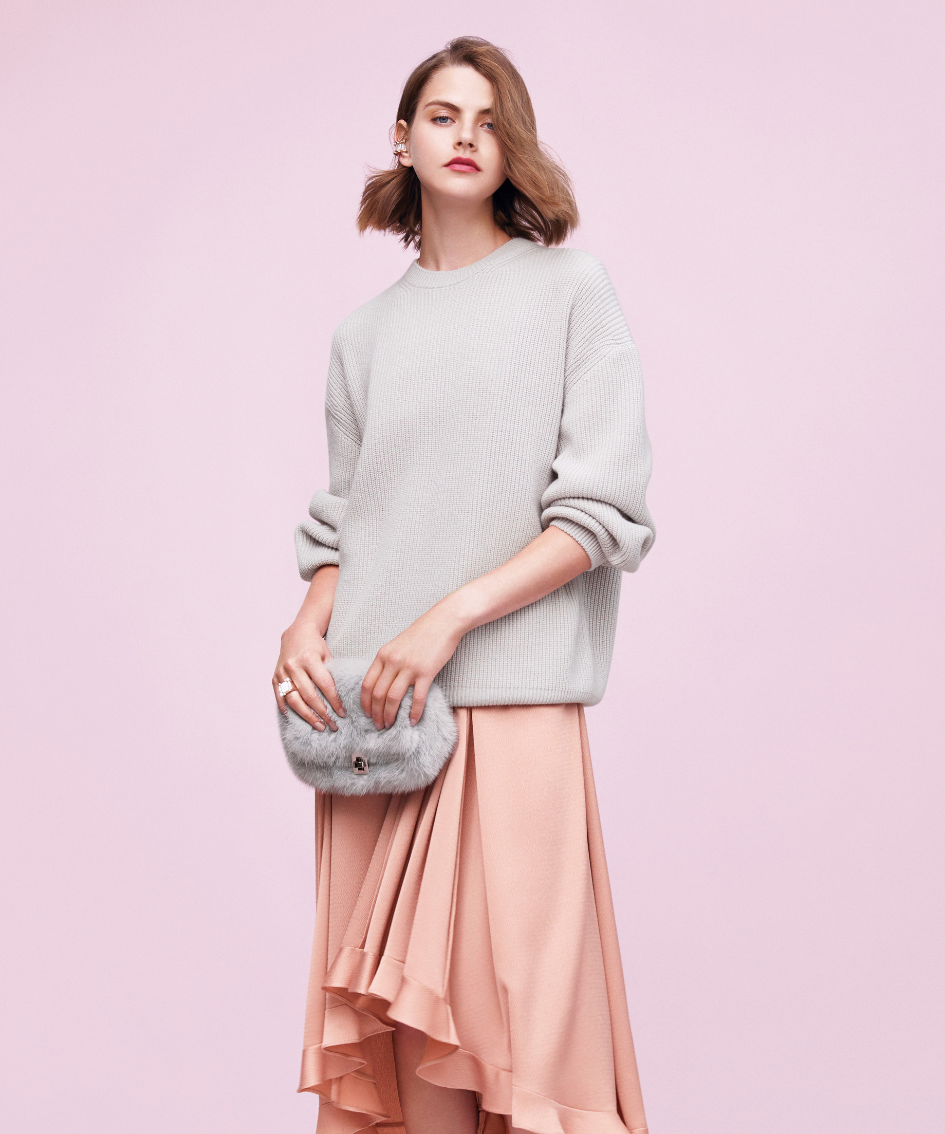 FOXEY ガウチョパンツ ブラック 38 ガウチョパンツ ワイドパンツ