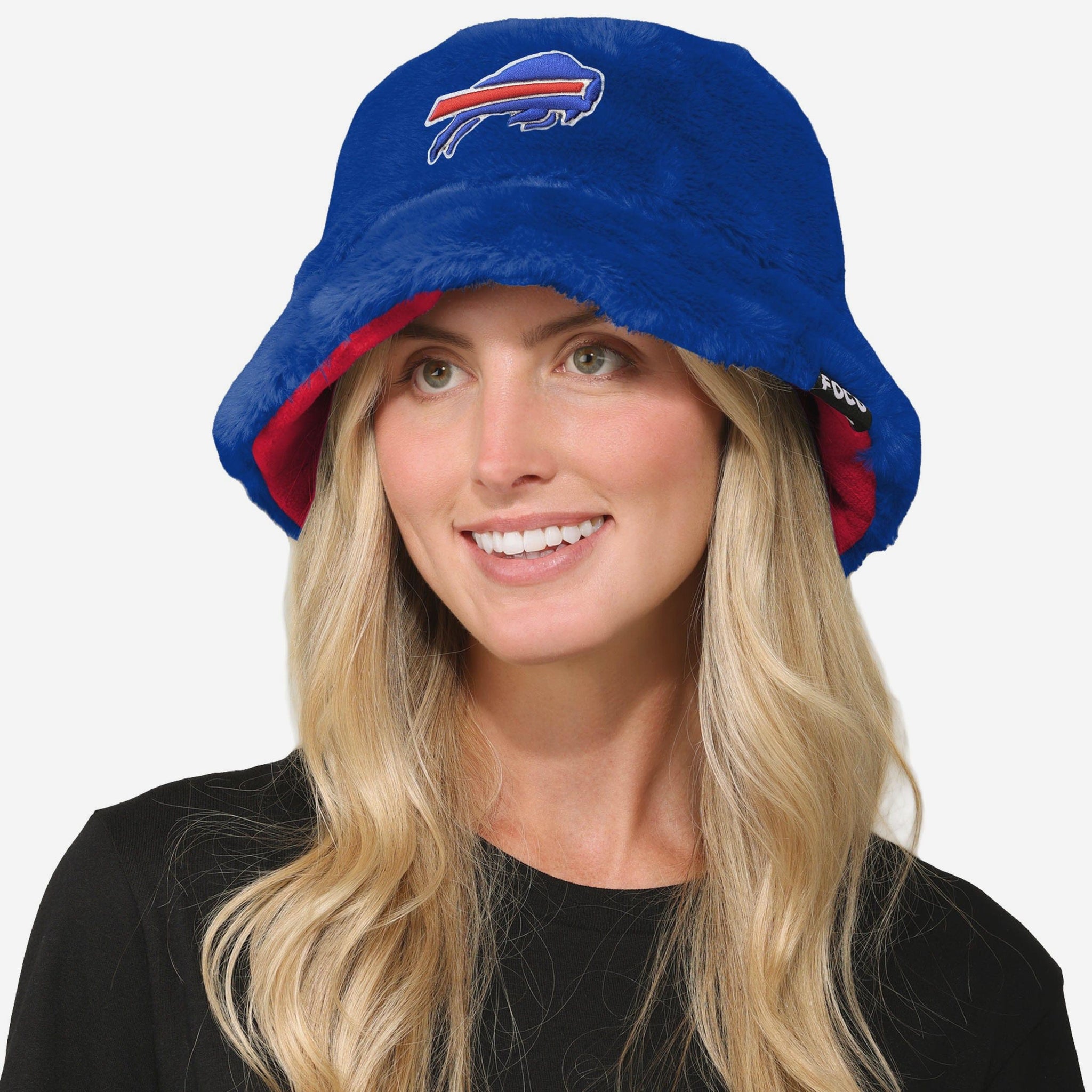 Buffalo Bills Reversible Faux Fur Bucket Hat FOCO