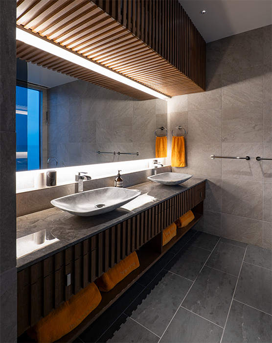 B8-B610WT｜カラーラビアンコ製 洗面器（洗面ボウル）｜フォンテ