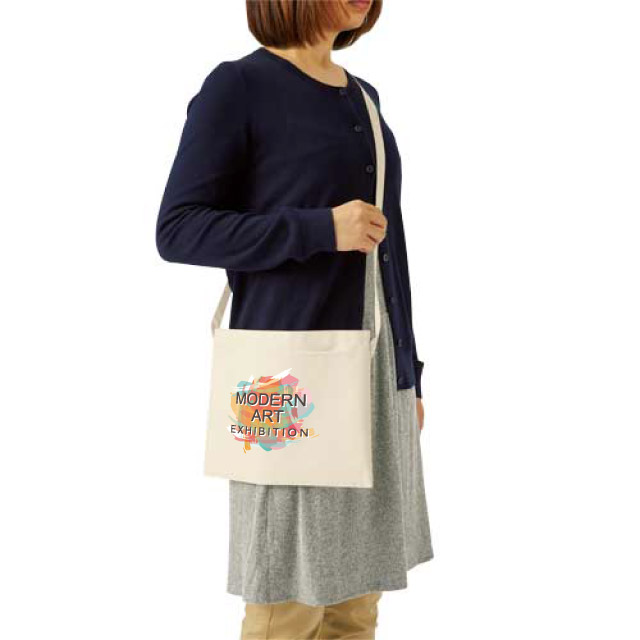 マチ付きミニサコッシュ[MARKLESS STYLE TR-1076]｜オリジナルプリント