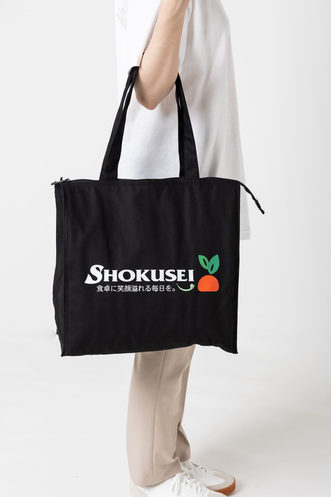 キャンバススクエア保冷トート（M）[MARKLESS STYLE TR-0869