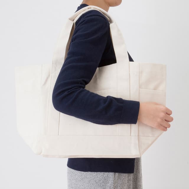 厚手キャンバスポケットマルチトート（M）[MARKLESS STYLE TR-0854