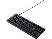 エレコム 有線キーボード Leggero 静音 赤軸 メカニカル 黒 通販