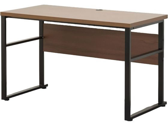 ニトリ デスク ブリザ 引出しナシ W120×D59×H72 ミドルブラウン 通販