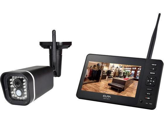 朝日電器 7型 ワイヤレスカメラ&モニターセット CMS-H7210 通販