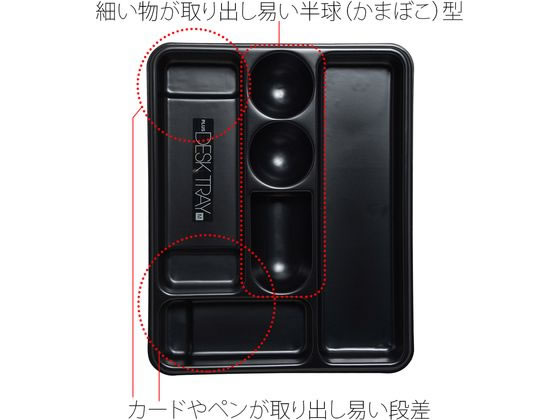 プラス デスクトレーM ブラック 63-812 通販【フォレストウェイ】