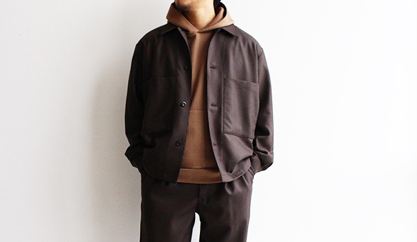 STILL BY HAND / スティル バイ ハンド】Wool Coverall Jacket & Wool