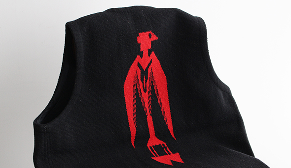 DEADSTOCK】90s ORTEGA'S Chimayo Vest “ThunderBird” Special Pattern