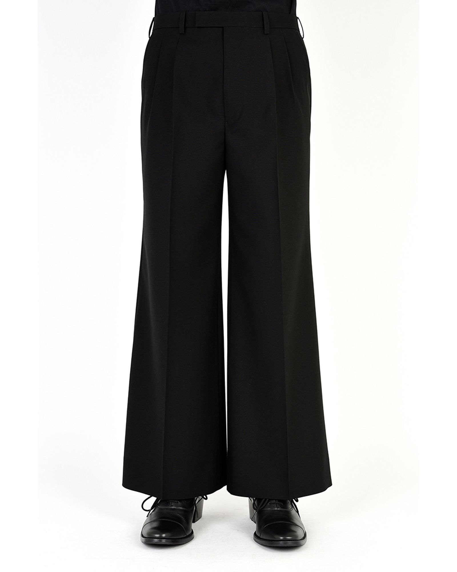 LAD MUSICIAN - 2Tuck Wide Flare Slacks | fakejam