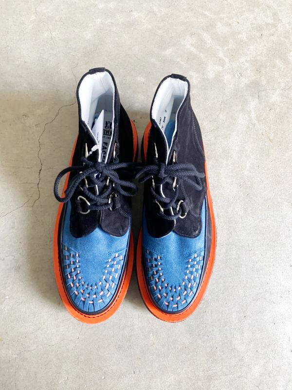 FACETASM (FACETASM×GEORGE COX SHOE HIGH) BLACK -30% OFF- - FAMLEST