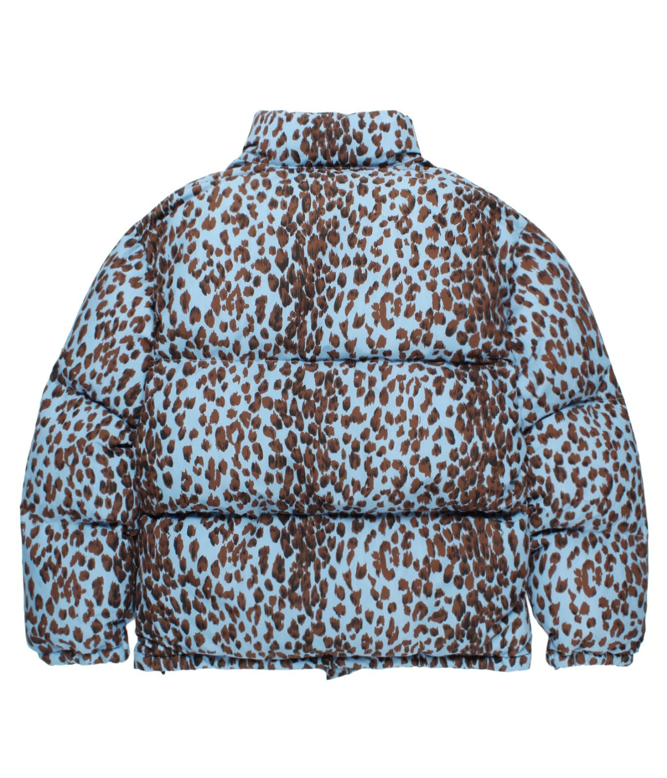 WACKO MARIA (LEOPARD DOWN JACKET) BLUE - FAMLEST