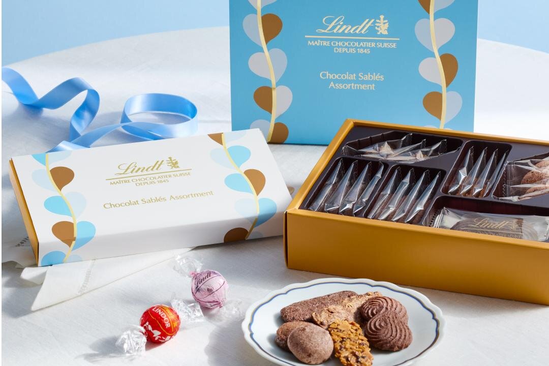リンツ2026年ホワイトデー“ハートモチーフ”の贅沢ショコラサブレ