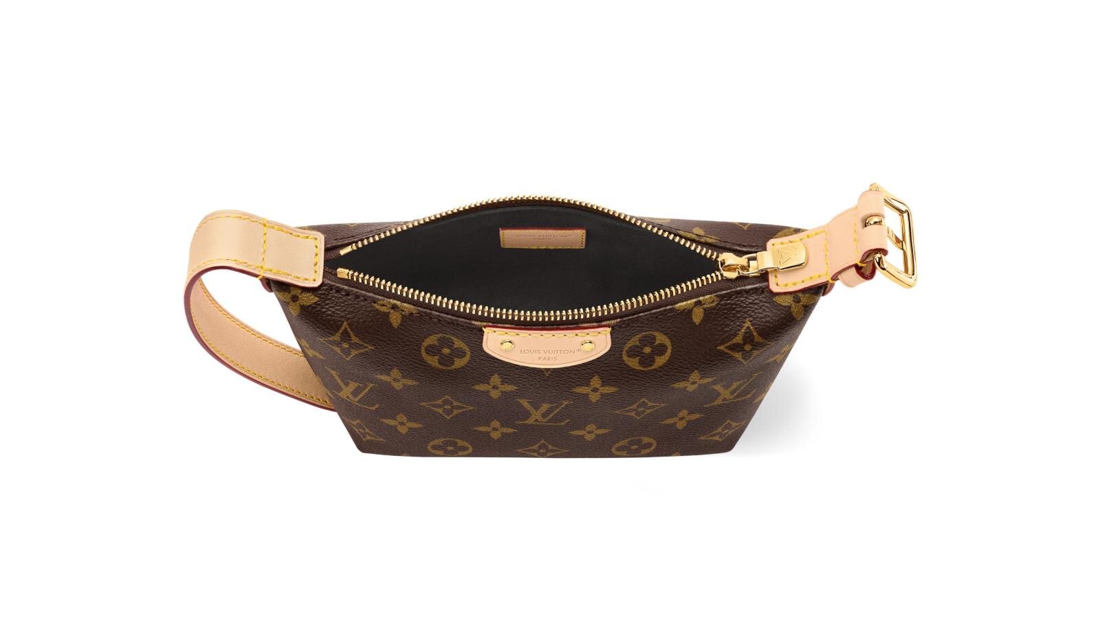 ルイ・ヴィトン”モノグラム・レザー”のバッグ、コンパクトな