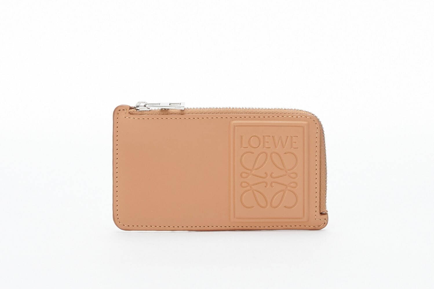 ロエベ24年春夏メンズレザーウォレット“アナグラムパッチ付き”二つ折り