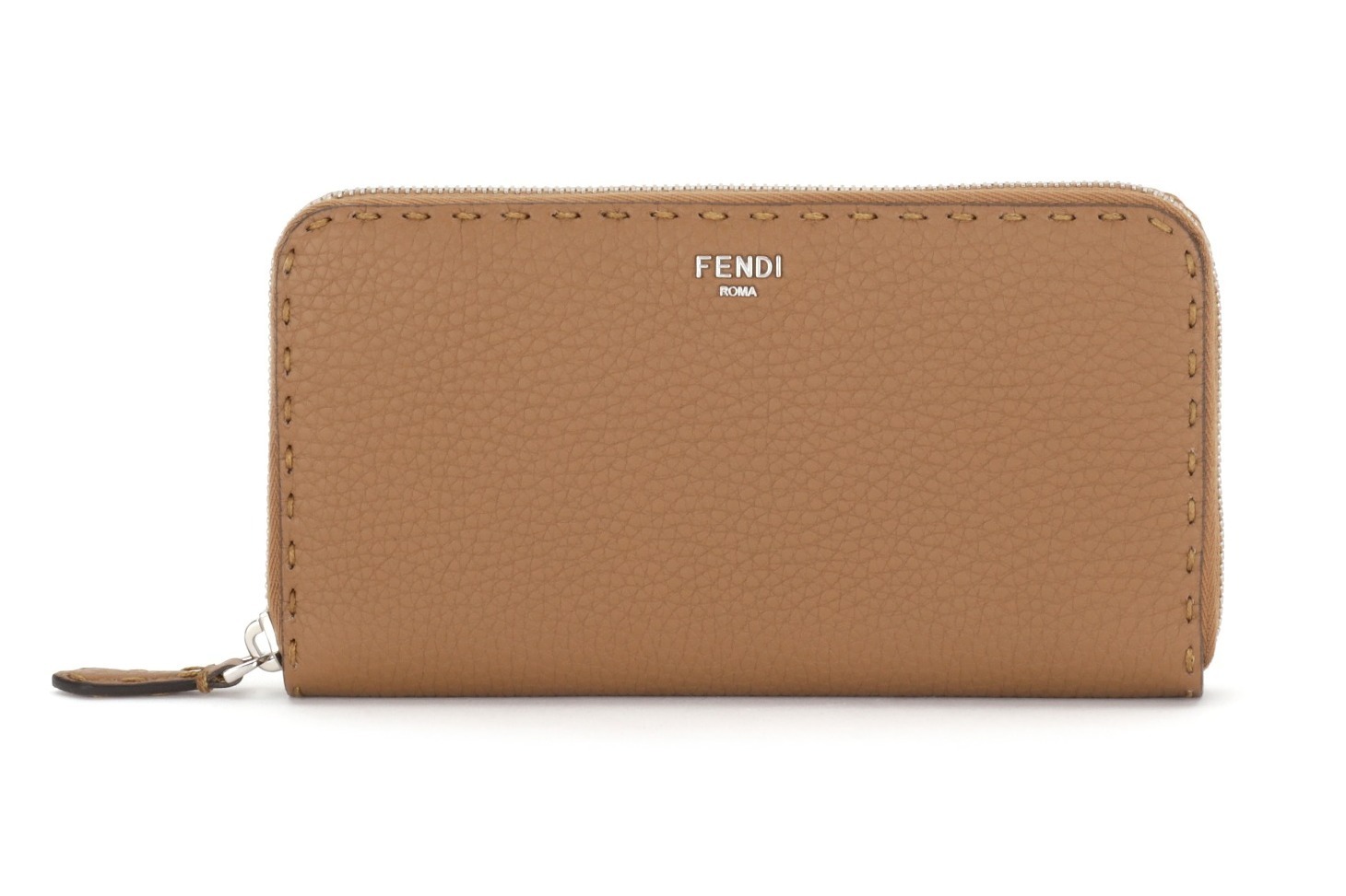 フェンディ24年秋冬メンズ、ステッチ入り「セレリア」長財布や