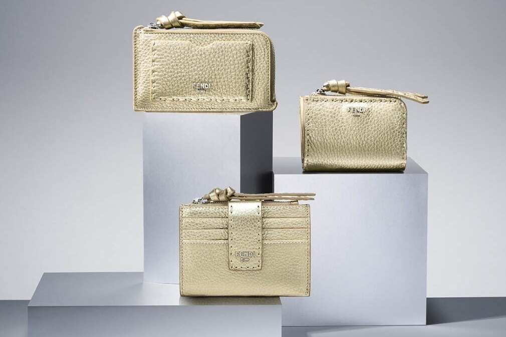 フェンディ“シャンパンゴールドに輝く”ウィメンズ財布「ピーカブー