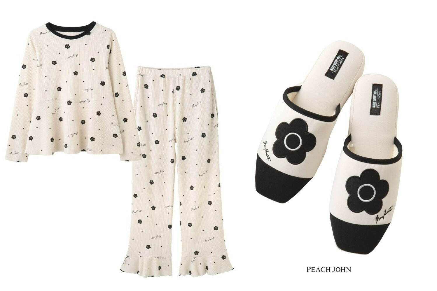 ピーチ・ジョン×マリークヮント、“レトロガーリー”なデイジー柄ブラ